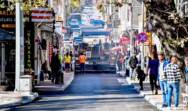 Gülnar’ın caddeleri yenilendi