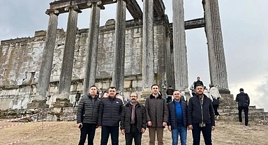 HSK heyeti Aizanoi Antik Kenti’ni ziyaret etti
