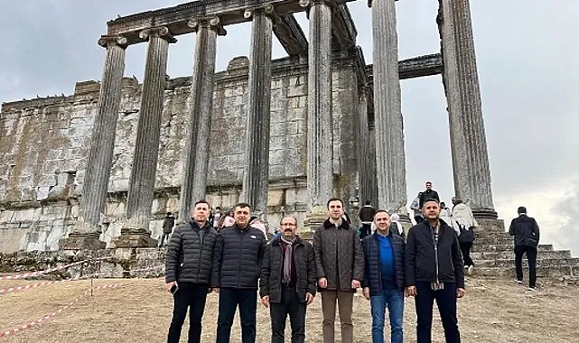 HSK heyeti Aizanoi Antik Kenti’ni ziyaret etti