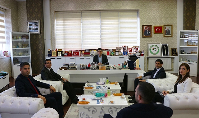 Iğdır Denetimli Serbestlik Müdürü Erkan Yıldırım'dan Rektör Alma'ya ziyaret