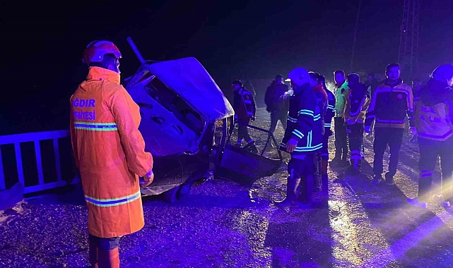 Iğdır'da zincirleme trafik kazası: 2 yaralı