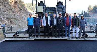 Ilıca Termal Tatil Köyündeki sıcak asfalt çalışmaları tamamlandı