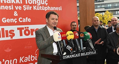 İsmail Hakkı Tonguç Bağış ve Şiir Kütüphanesi ile Genç Kafe açıldı
