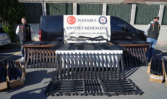 İstanbul’da kaçak silah operasyonu: 2 gözaltı