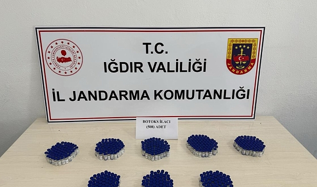 Jandarma 2 milyon lira değerinde botoks ilacı geçirildi