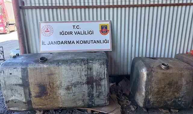 Jandarma dan kaçak akaryakıt operasyonu
