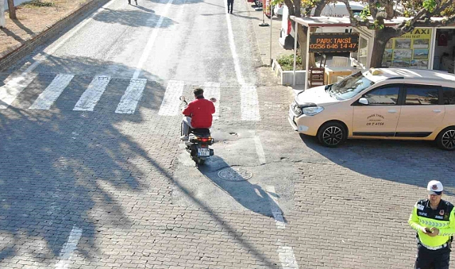 Jandarmadan drone destekli trafik denetimi