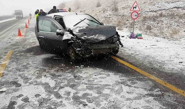 Kar ve sis kazayı beraberinde getirdi: 8 yaralı