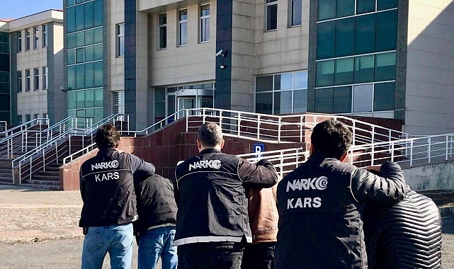 Kars'ta uyuşturucu operasyonu; 2 gözaltı