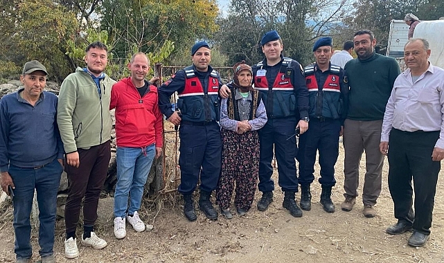Kayıp Alzheimer hastası yaşlı kadını jandarma buldu
