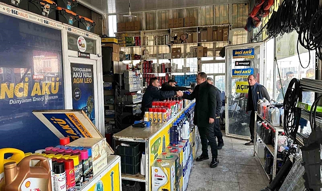Kaymakam Koşansu sanayi esnafını ziyaret etti