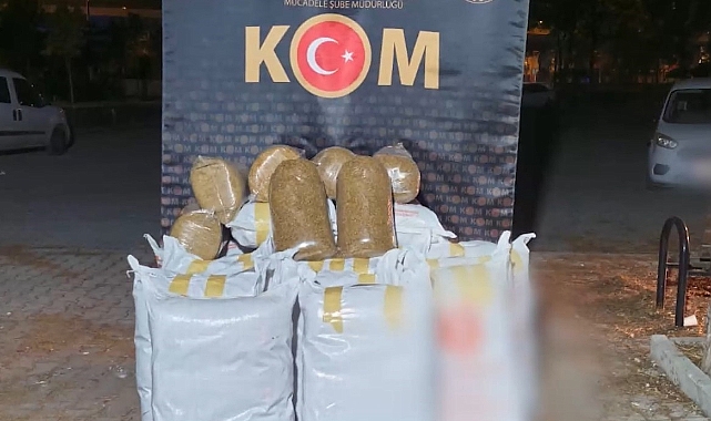 Kayseri’de 655 kilo kaçak tütün ele geçrildi
