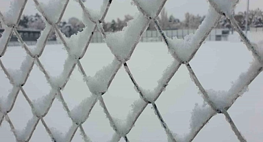 Kayseri’de amatör maçlara kar engeli