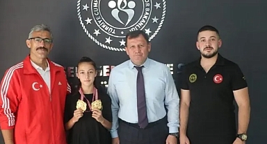 Kayserili sporcu Yıldızlar Balkan Şampiyonu oldu