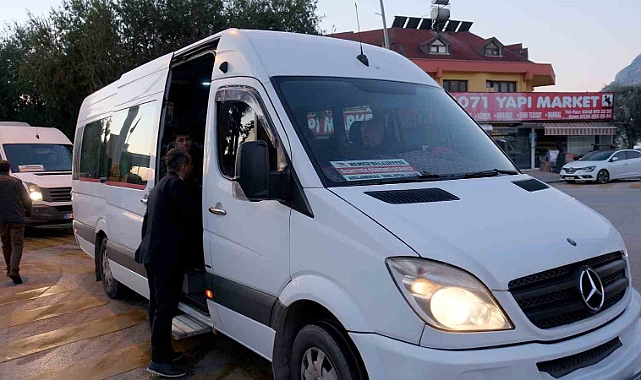 Kemer Belediyesi’nden öğrenci servislerine denetim