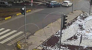 Kırıkkale’de trafik kazaları kamerasında