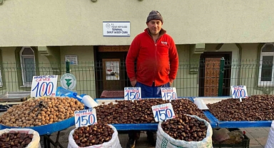 Kış aylarının vazgeçilmez kestane bu yıl yüz güldürdü