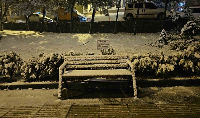 Kızılcahamam’da kar keyfi