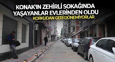 Konak'ta zehirli sokaktaki boşaltılan binalara aileler dönemiyor!