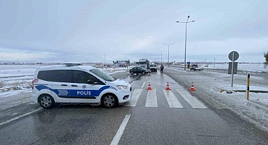 Konya’da kar yağışı ve tipi ulaşımı etkiliyor