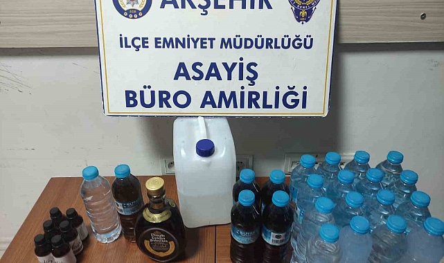 Konya’da sahte alkol operasyonu