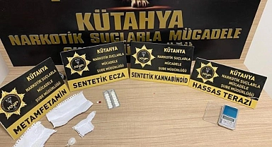 Kütahya’da uyuşturucu ticareti yapan şüpheli tutuklandı