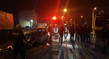 Malatya’da halk otobüsü ile otomobil çarpıştı: 1 ölü