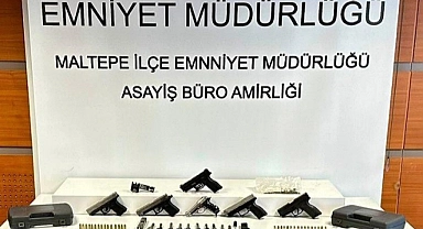 Maltepe’de yasadışı silah ticareti operasyonu: 1 gözaltı
