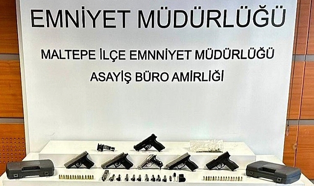 Maltepe’de yasadışı silah ticareti operasyonu: 1 gözaltı