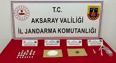 Mersin’den Aksaray’a uyuşturucu sevkiyatını jandarma engelledi