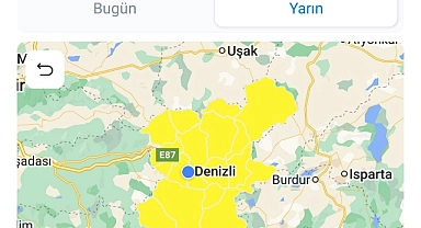 Meteoroloji Denizli’yi kuvvetli rüzgar ve fırtınaya karşı uyardı