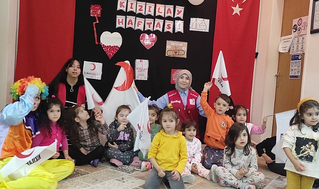 Minikler Kızılay ile el ele