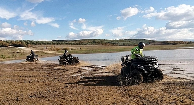 Mudanya’da atv tutkunlarının off road heyecanı