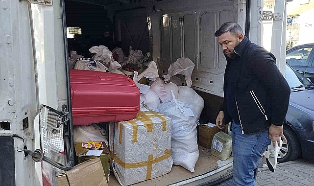 Muş'un Varto ilçesinden batı illerine kışlık erzak sevkiyatı