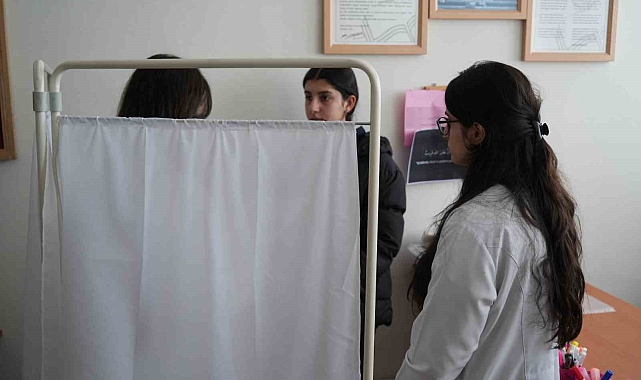 Muş'ta öğrencilere skolyoz taraması yapıldı