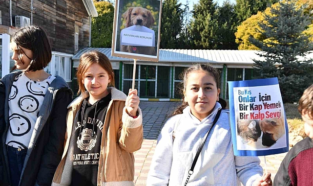 Öğrencilerden can dostlara anlamlı bağış