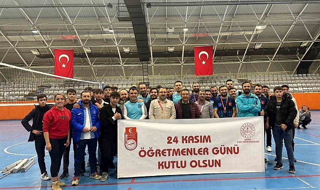 Öğretmenler Günü Voleybol Turnuvası’nın şampiyonu belli oldu