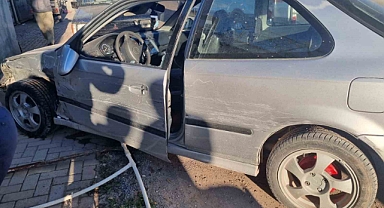 Otomobil ile minibüs çarpıştı 1 yaralı