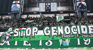 Panathinaikos taraftarından Filistin’e destek