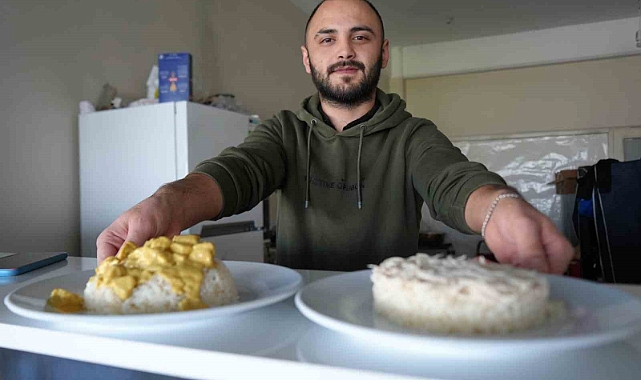 Pilav yaparak hem okuyor hem geçimini sağlıyor