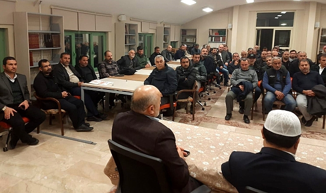 Recep Demir Yatılı Erkek Kur'an Kursunda öğrenci veli buluşması ve toplantısı yapıldı