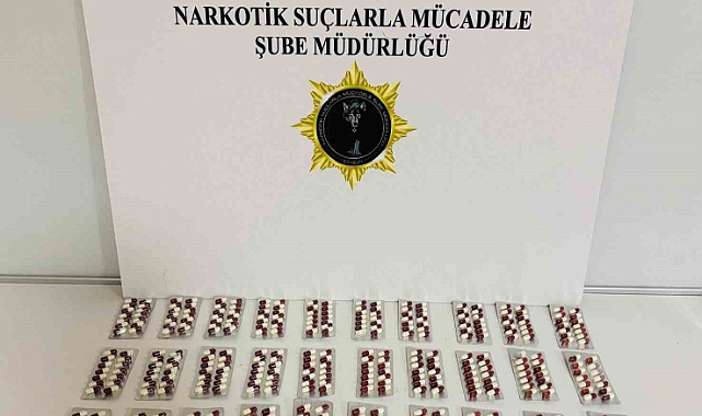 Samsun’da 504 adet sentetik ecza ele geçirildi: 1 gözaltı