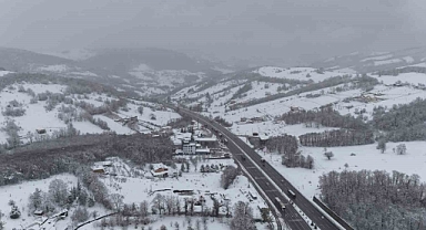 Samsun’un yüksek kesimleri beyaza büründü