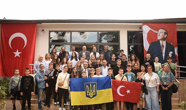 Savaş mağduru çocuklar DokumaPark’ta ağırlandı