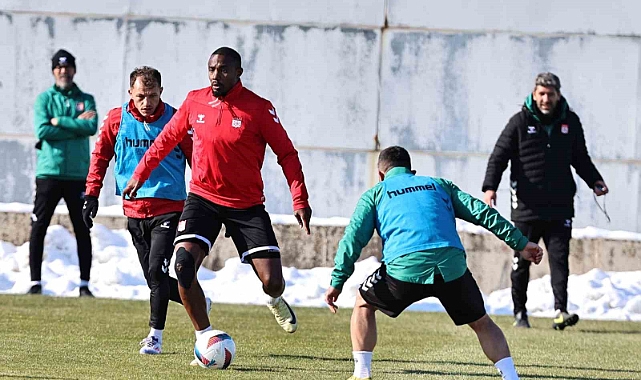 Sivasspor, Antalyaspor maçı hazırlıklarını sürdürdü