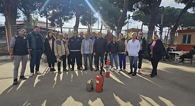Sultanhisar MYO’da üniversite öğrencilerine ilk yardım ve yangın tatbikatı eğitimi