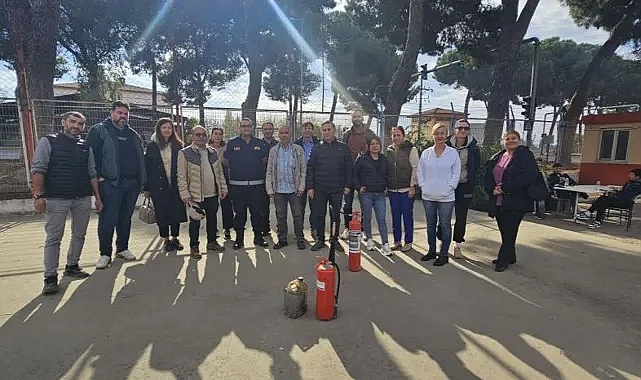 Sultanhisar MYO’da üniversite öğrencilerine ilk yardım ve yangın tatbikatı eğitimi