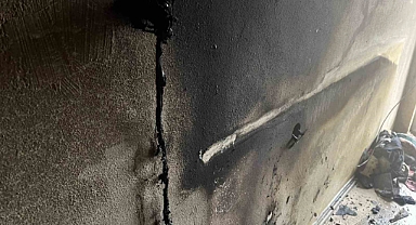 Televizyon evde yangına neden oldu