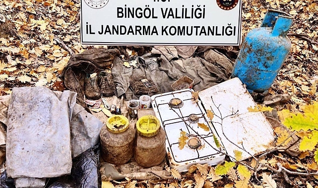 Teröristlerin inlerine girildi Bingöl'de