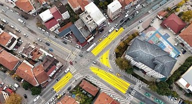 Tramvay hattında yaya güvenliği için önemli çalışma